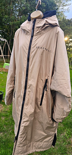 Seashell sand dryrobe - sand, xl