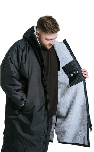 Hazy blue hooded dry - blue,