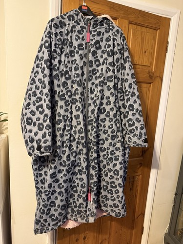 Grey leopard dry - grey, long