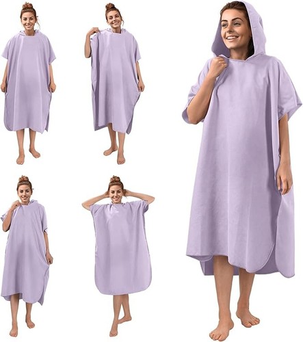 Hooded towel poncho adult - poncho,