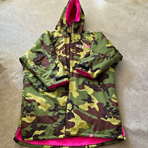 Dryrobe camo hooded zip - hooded, zip-up
