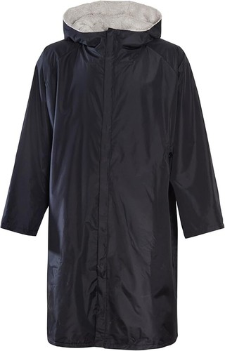 Black waterproof changing robe - waterproof,