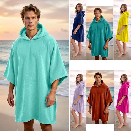 Adult poncho towel hooded sand - poncho,